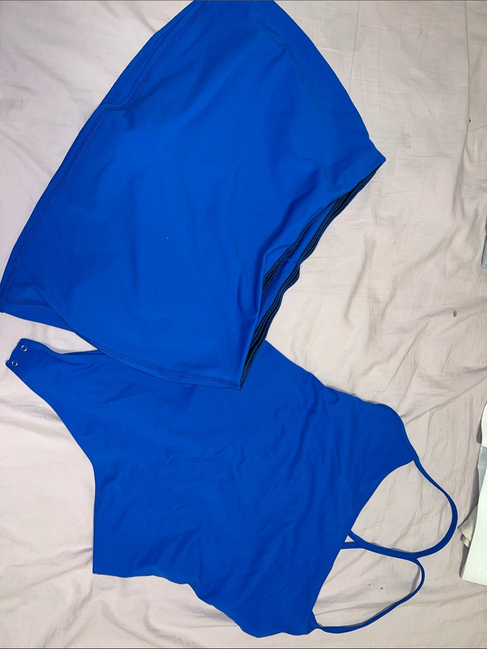 Garage Royal Blue Bodysuit With Matching Skort